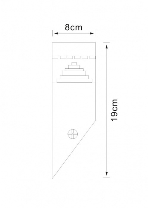 Настенный светильник уличный Shalby A2218AL-1BK Arte Lamp