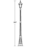 Наземный фонарь  79759S Bl Oasis Light