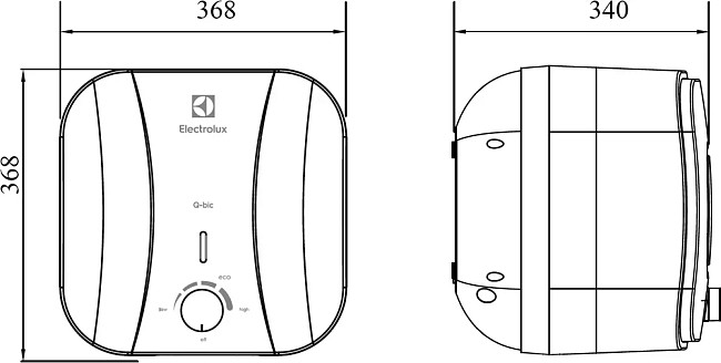Водонагреватель электрический Electrolux Q-Bic EWH 15 НС-1147764