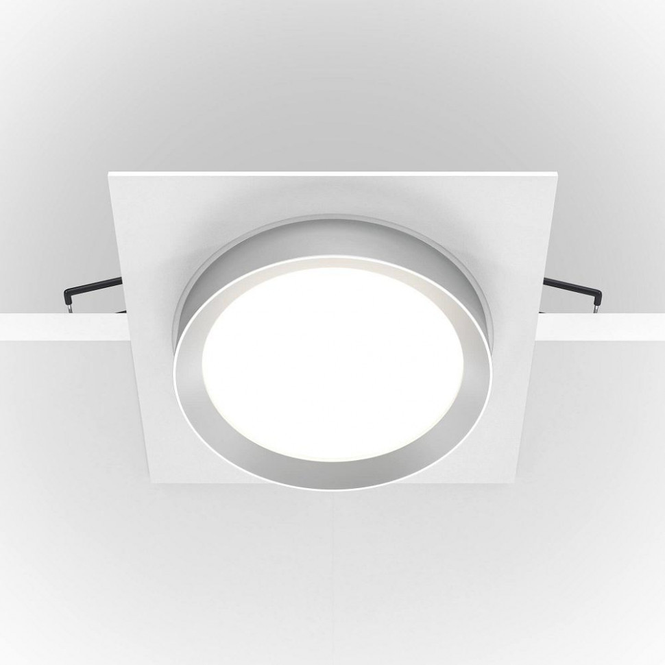 Встраиваемый светильник Maytoni Hoop DL086-GX53-SQ-WS
