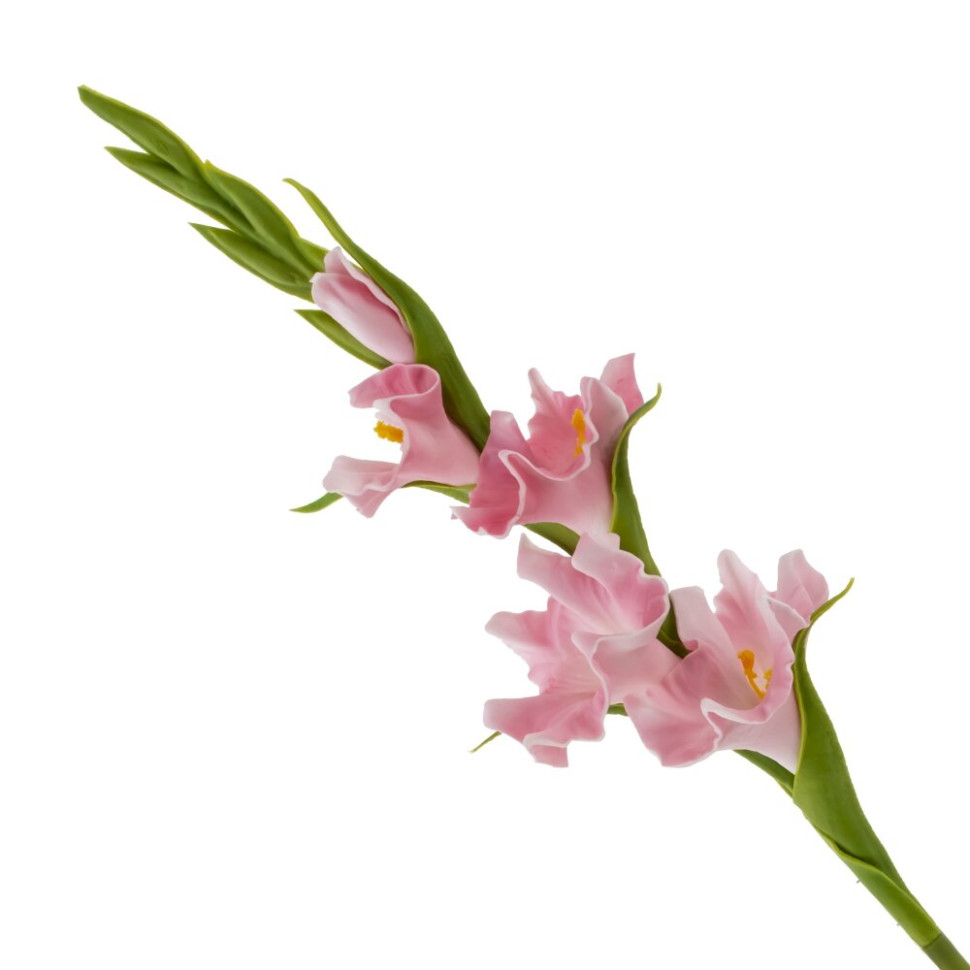 Цветок искусственный "Гладиолус" (Real Touch), L10 W10 H56 см