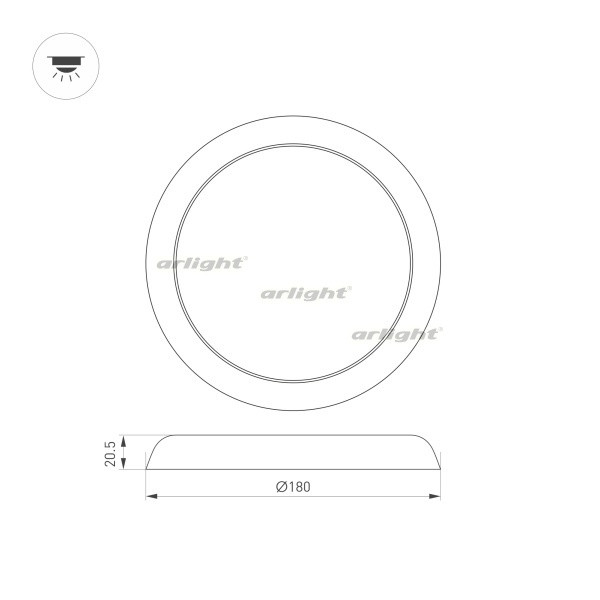 Точечный светильник FIOKK 034466 Arlight
