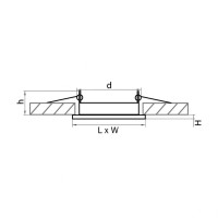Встраиваемый светильник Lightstar Tensio 212127