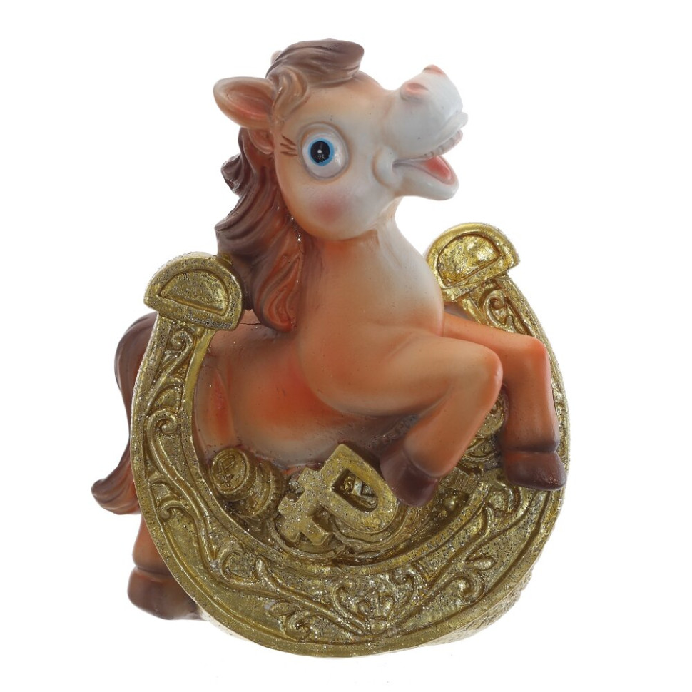 Копилка "Лошадка", L7,5 W6,5 H10 см, 6в.