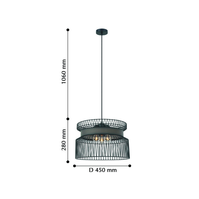 Подвесной светильник Korb 2363-2P Favourite