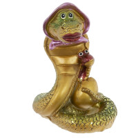 Фигурка декоративная "Змейка", L6,5 W7 H9,5 см, 3в.