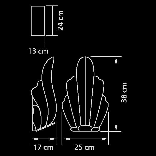 Настенный светильник RICCIO 705634 Osgona