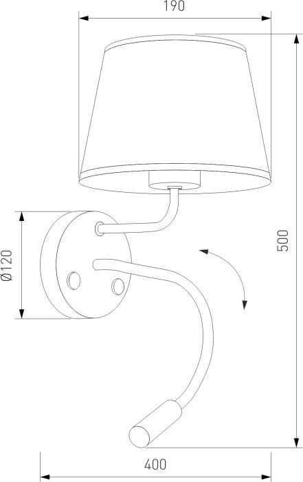 Бра Maja 10080 Maja TK Lighting