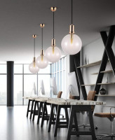 Подвесной светильник Lumina Deco Dorito LDP 1212-250 TR+GD