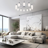 Потолочная люстра Vegga 70160/12 хром Eurosvet