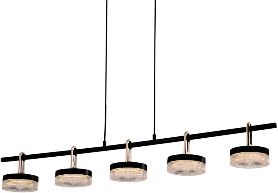 Подвесная люстра P0855 P0855-5B black DeLight Collection