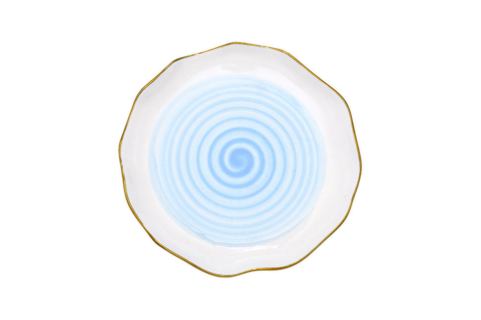 Тарелка "Mistero" голубая 20 см