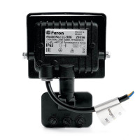 Светодиодный прожектор Feron с датчиком LL906 29556 Светодиодный прожектор Feron с датчиком LL906 29556