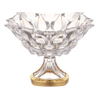 Ваза для фруктов н/н 30,5см."Samba Melody" золотая