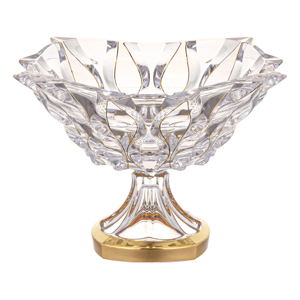 Ваза для фруктов н/н 30,5см."Samba Melody" золотая