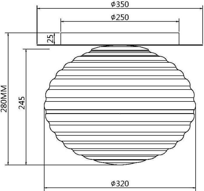 Потолочный светильник Reels MOD268CL-01B Maytoni