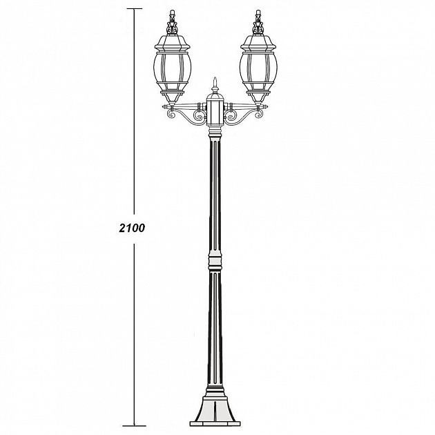 Наземный фонарь  83408LA W Oasis Light