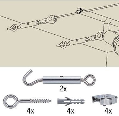 Крепежный комплект для струны Wire System 17803 Paulmann