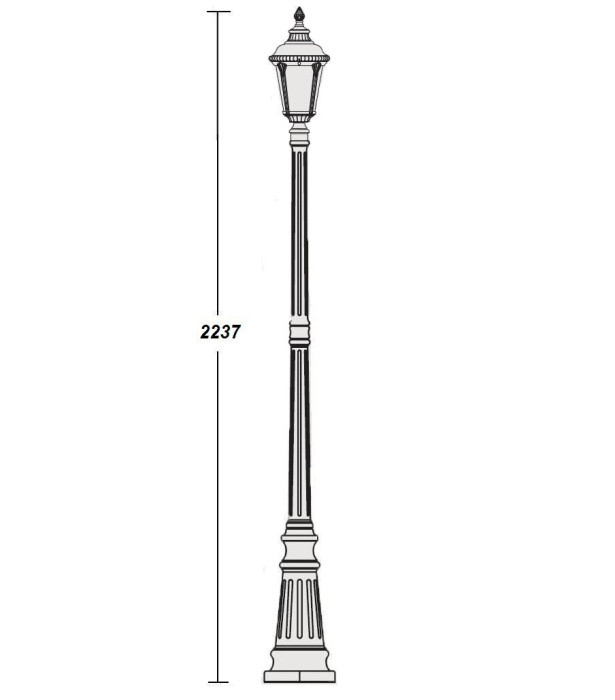 Наземный фонарь  79759S Gb Oasis Light