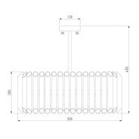Потолочная люстра Bogates Castellie 362/5