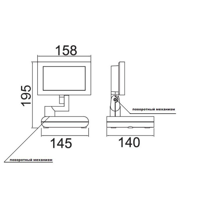 Прожектор уличный  W6101S Gr Oasis Light