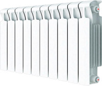 Радиатор биметаллический Rifar Monolit Ventil 350 10 секций правое подключение (уцененный товар)