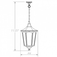 Уличный светильник подвесной 79705L Bl Oasis Light Уличный светильник подвесной 79705L Bl Oasis Light
