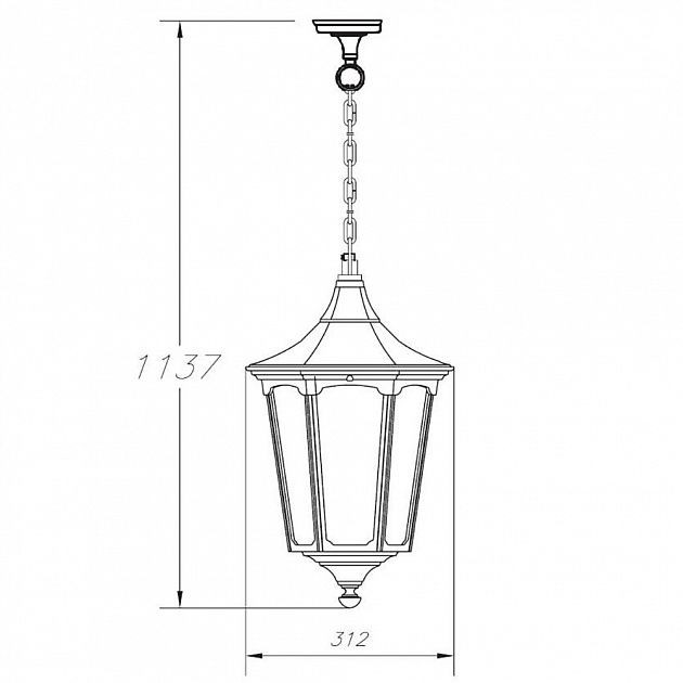 Уличный светильник подвесной  79705L Bl Oasis Light