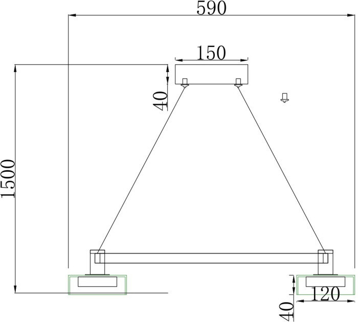 Подвесной светильник Gloze 4009/02/05P Stilfort
