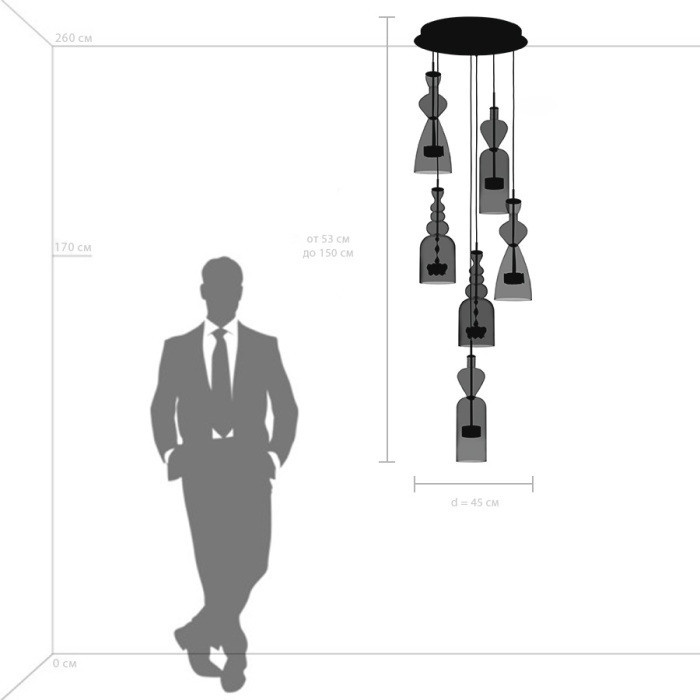Подвесной светильник Belle 814069 Lightstar
