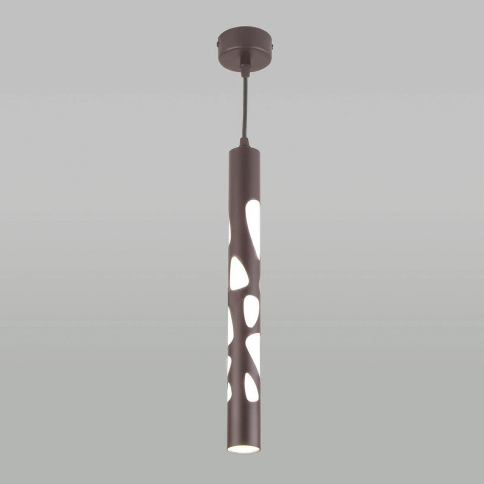 Подвесной светодиодный светильник Elektrostandard DLR037 12W 4200K кофейный a044558