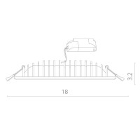 Точечный светильник Canopo A7247PL-2WH Arte Lamp