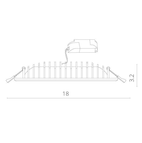 Точечный светильник Canopo A7247PL-2WH Arte Lamp