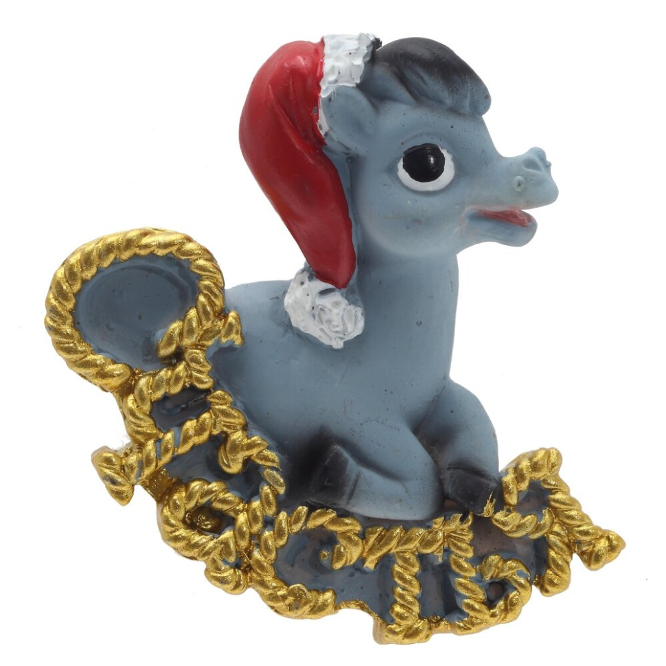 Магнит "Лошадка", L5 W2 H5,5 см, 4в.