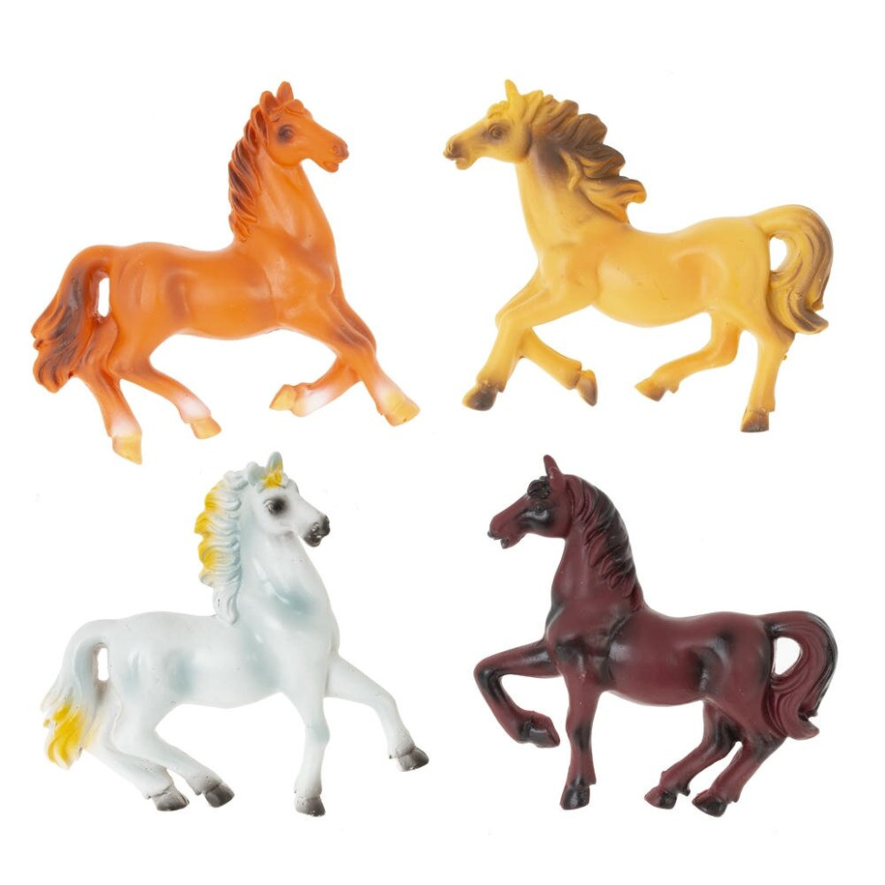 Магнит "Лошадка", L7,5 W1 H7 см, 4в.