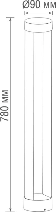 Наземный светильник DOT DL20473W9DG 750 Donolux