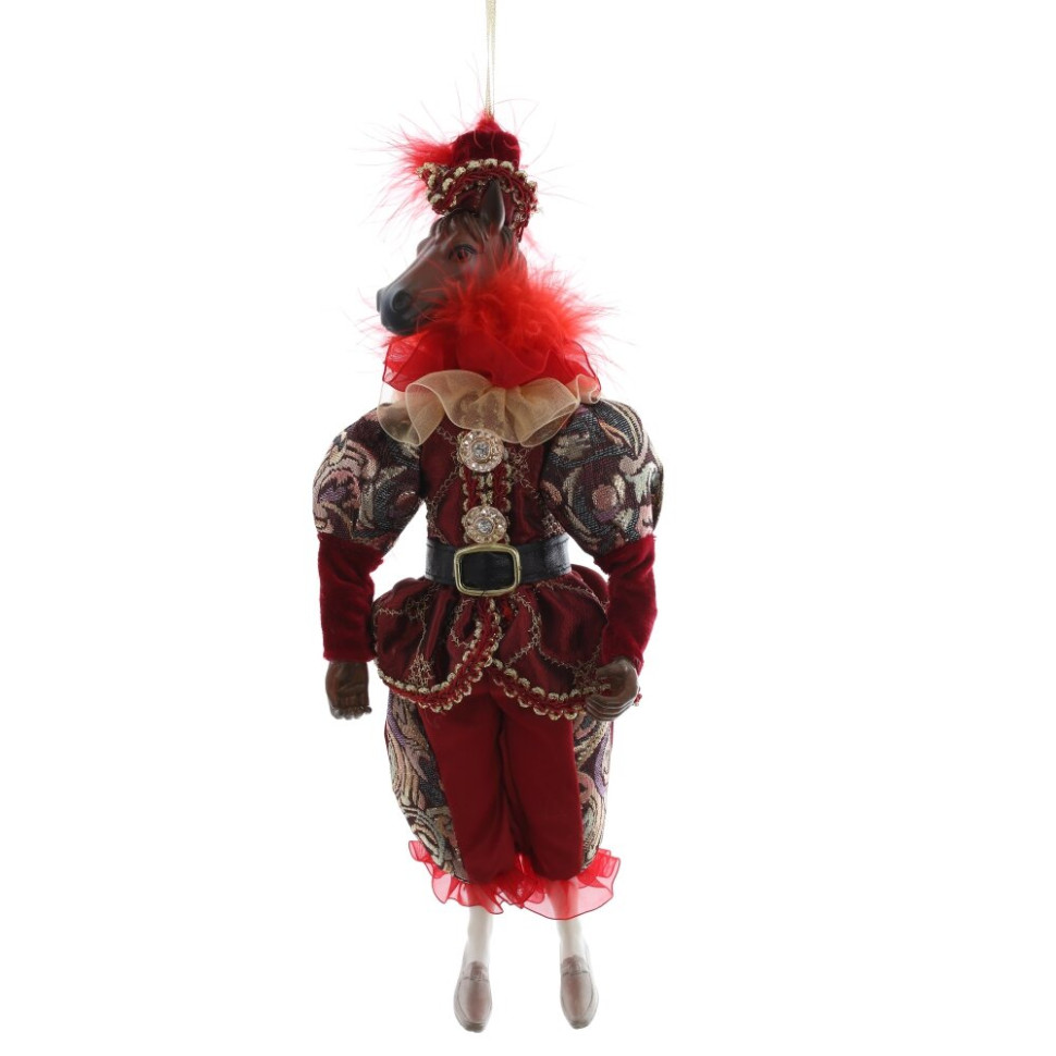 Игрушка набивная подвес "Лошадь" , L13 W10 H37 см (полка 23 см.)