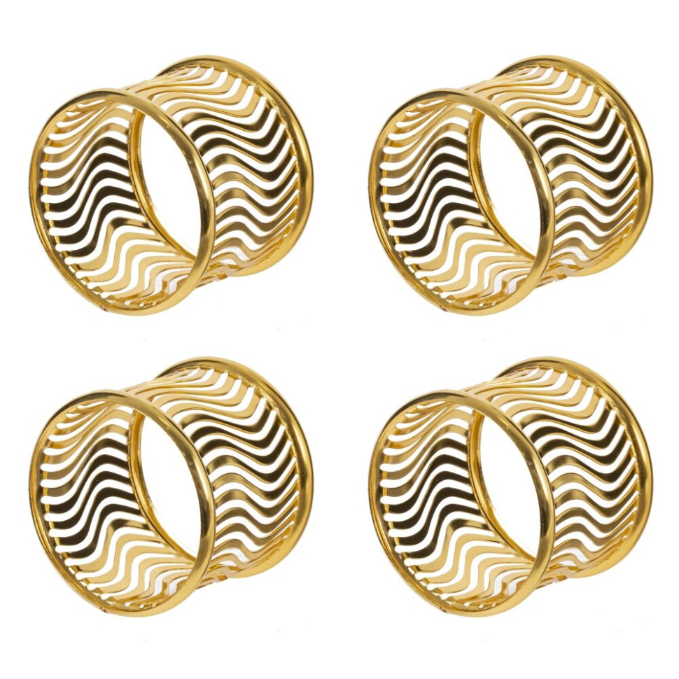 Набор из 4-х колец для салфеток, L11 W4,5 H11 см