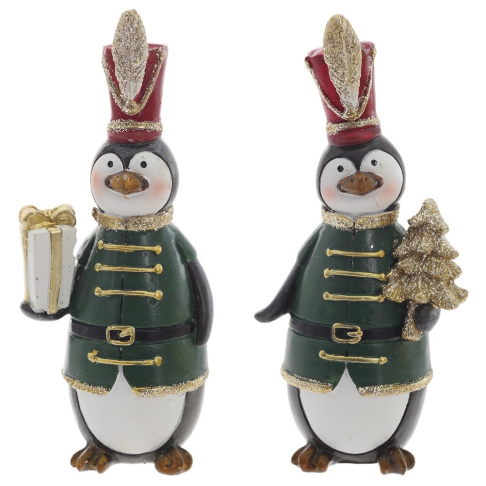 Фигурка декоративная "Пингвин",  L4,5 W4,5 H12,5 см, 2в.