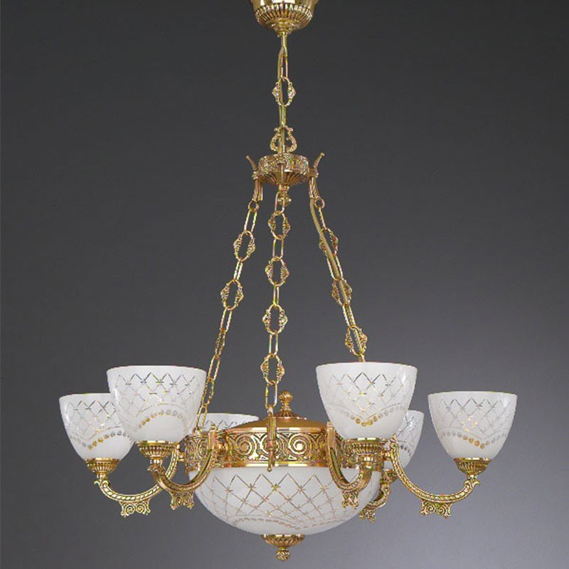 Подвесная люстра 7152 L.7152/6+2 Reccagni Angelo