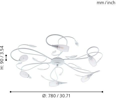 Потолочная люстра Gerbera 2 97749 Eglo