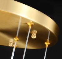 Подвесной светильник Crystal rock MD-020B-11 gold DeLight Collection