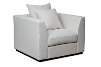 Кресло Roberto рогожка кремовое Кресло Roberto рогожка кремовое