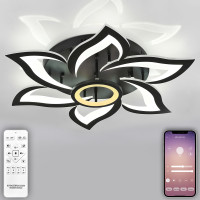 Потолочная люстра Olimp HIGH-TECH LED LAMPS 82020 BLACK Natali Kovaltseva