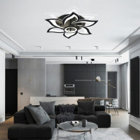 Потолочная люстра Olimp HIGH-TECH LED LAMPS 82020 BLACK Natali Kovaltseva