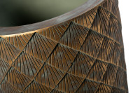 Кашпо с золотым орнаментом