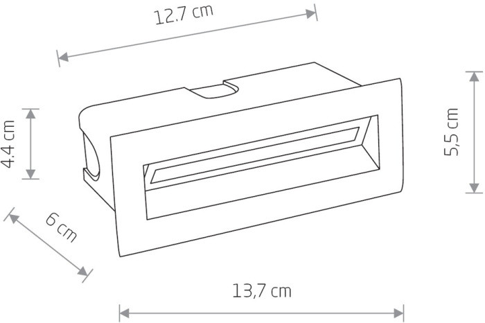 Встраиваемый светильник уличный Bay Led 8165 Nowodvorski
