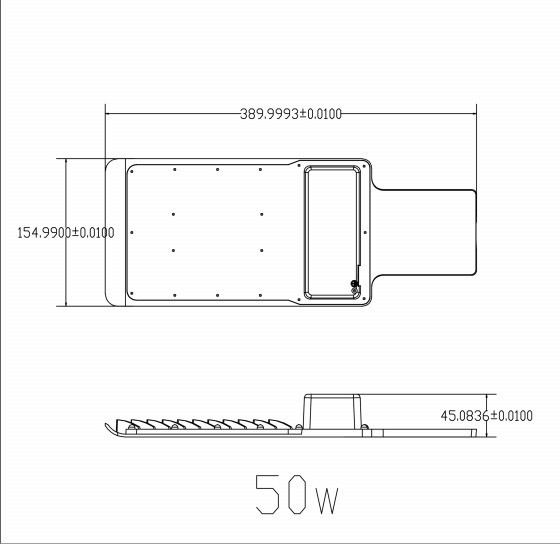Уличный консольный светильник  SPP-503-0-30K-050 ЭРА