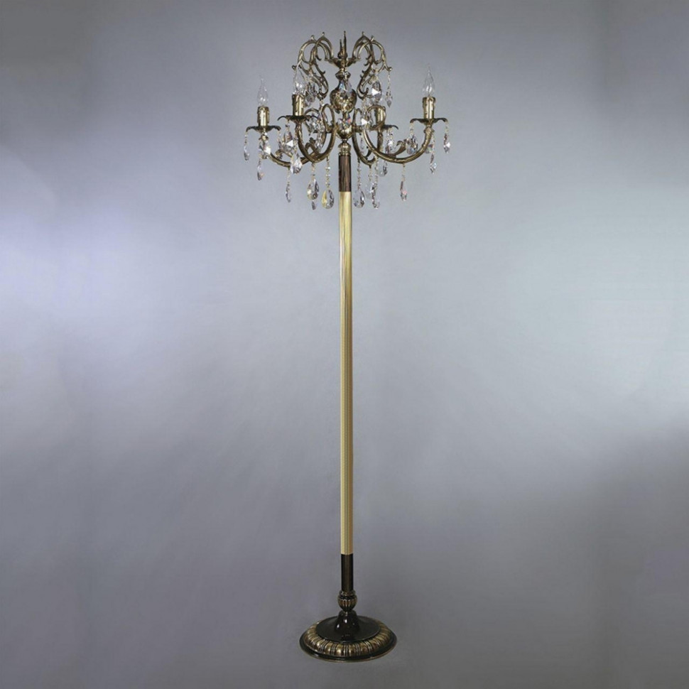 Торшер Alicante 8888F/4 PB Honey Leaf Ambiente