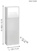 Наземный светильник Doninni 1 98267 Eglo